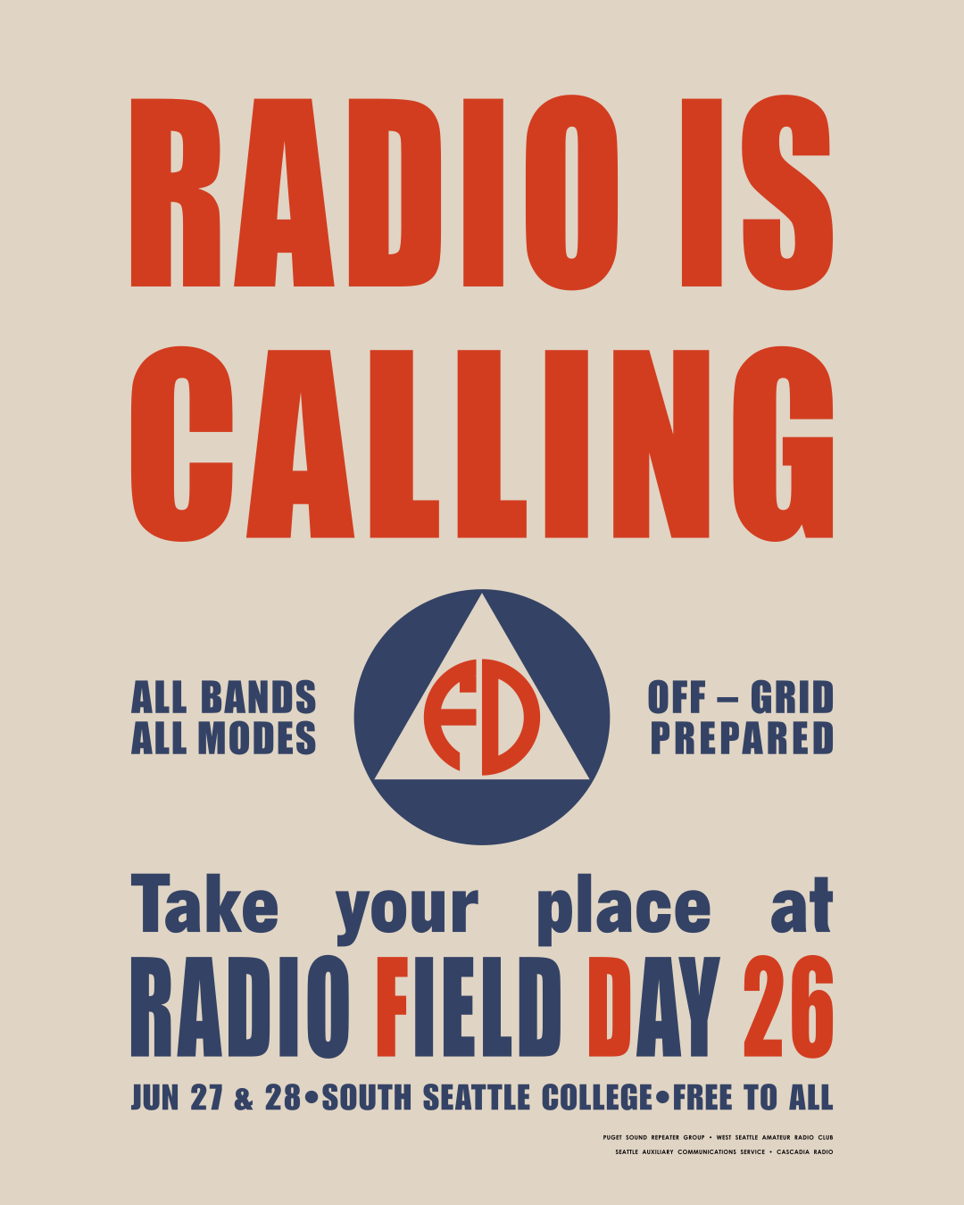 Civil Defense Poster